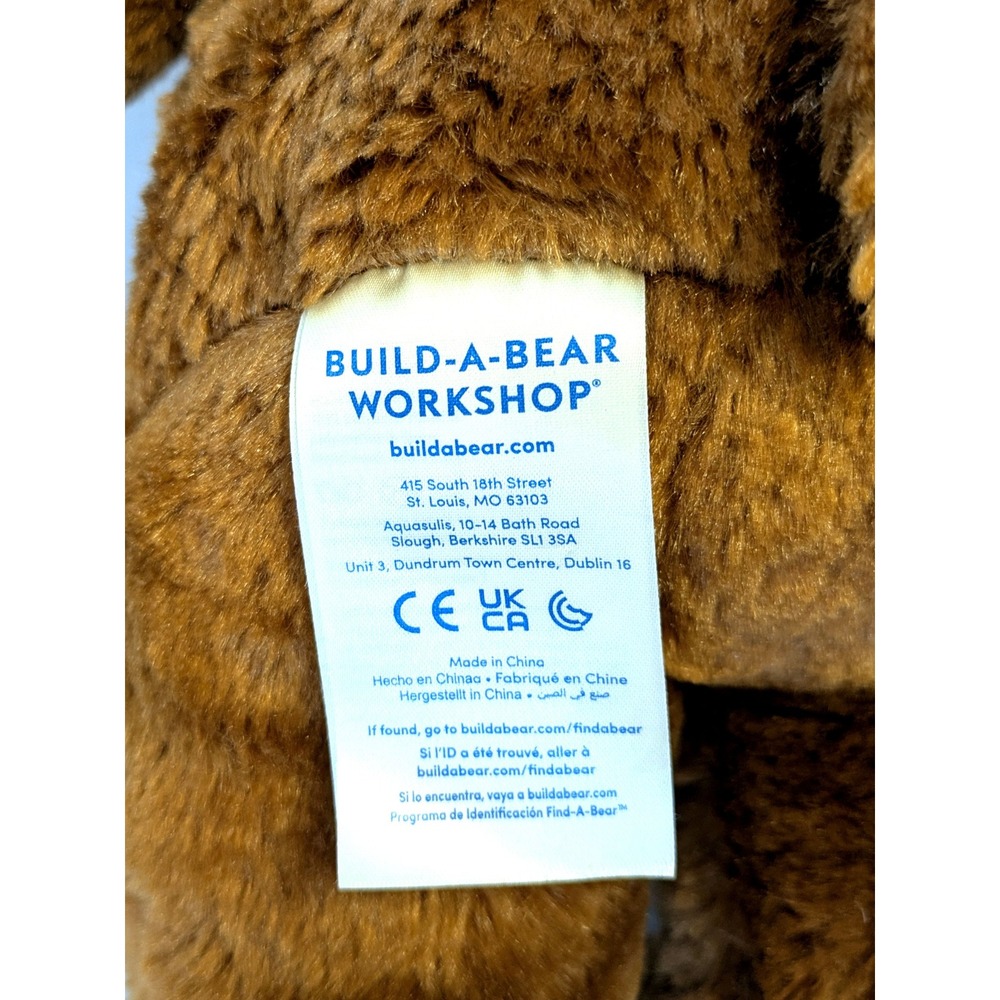 BABW Build-A-Bear Workshop Happy Birthday Teddy Bear Plush 17" Stuffed Animal - Picture 6 of 7